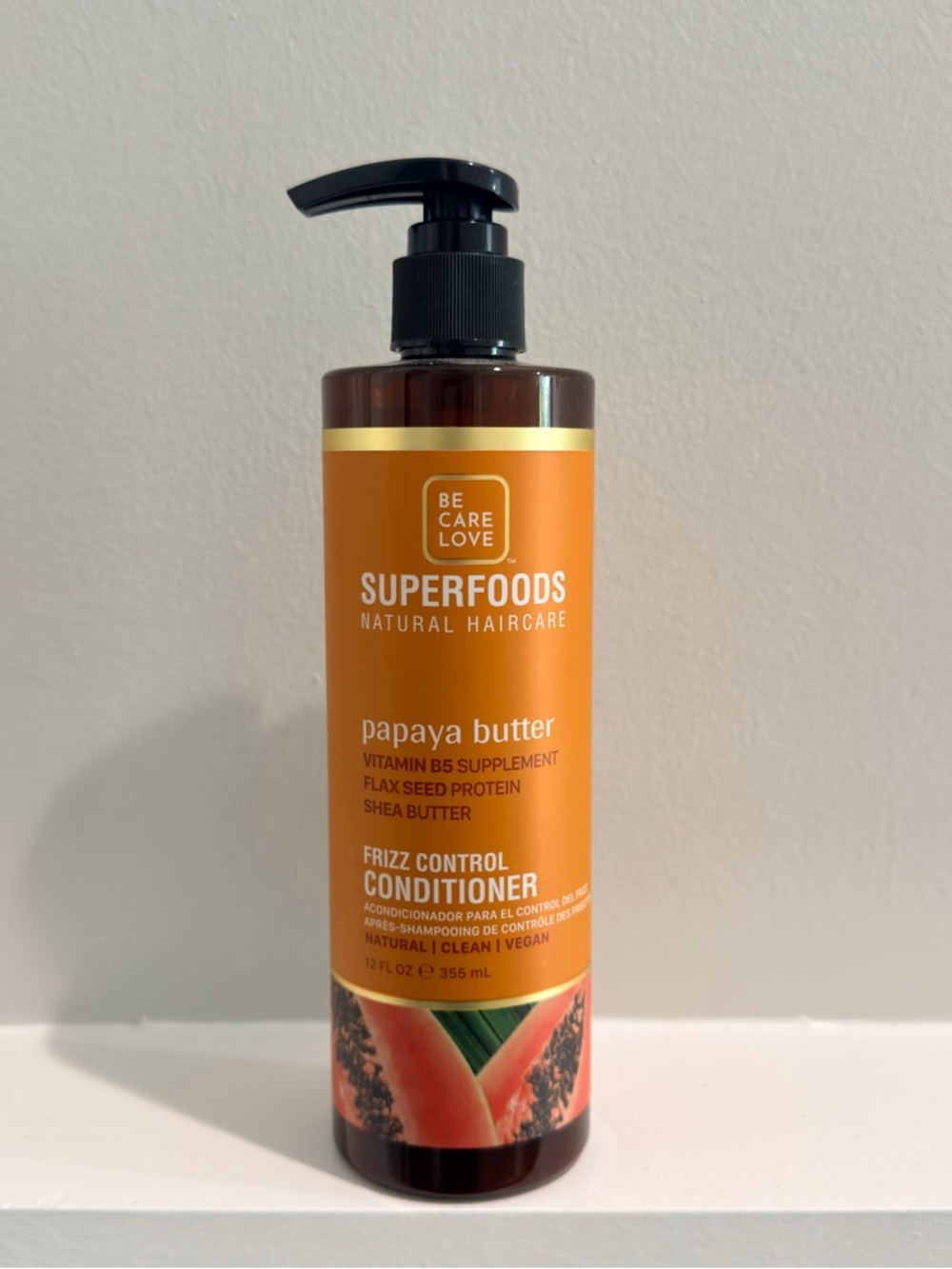 Be Care Love Superfoods Papaya Butter Frizz Control Conditioner - Orange